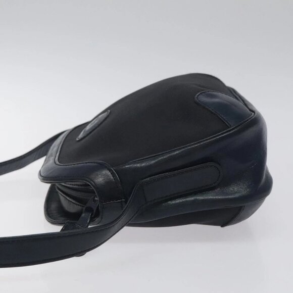 Burberrys Shoulder Bag Canvas Navy Auth ti2948 - Picture 4 of 16